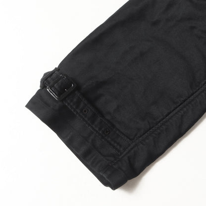 21AW ブラックインディゴ染 モールスキン ステンカラー コート (MANTEAU UZES)