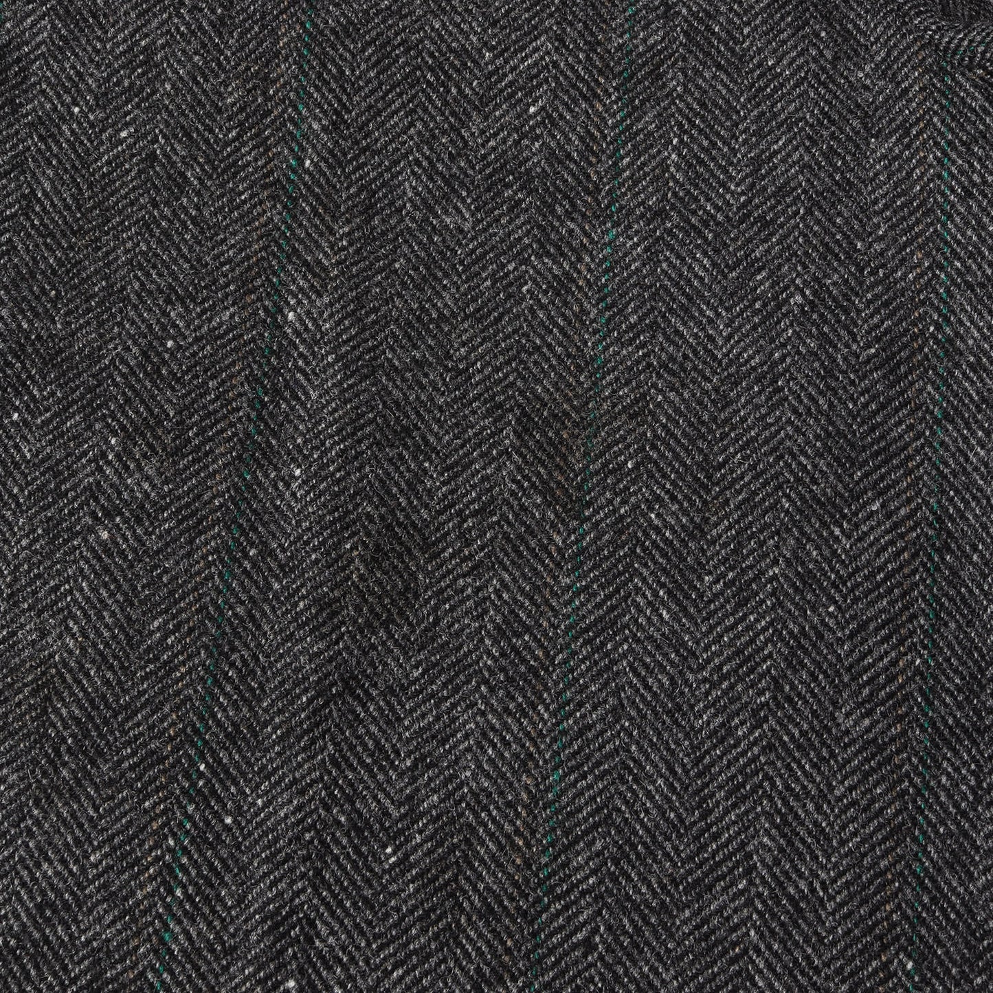 22AW ストライプ 2タック ヘリンボーンウール スラックスパンツ(BELTED WIDE STRAIGHT TROUSERS)