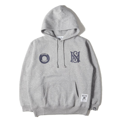 23AW × EXAPLE グラフィック ロゴ スウェット パーカー (MSROUND LOGO HOODIE) / 裏起毛