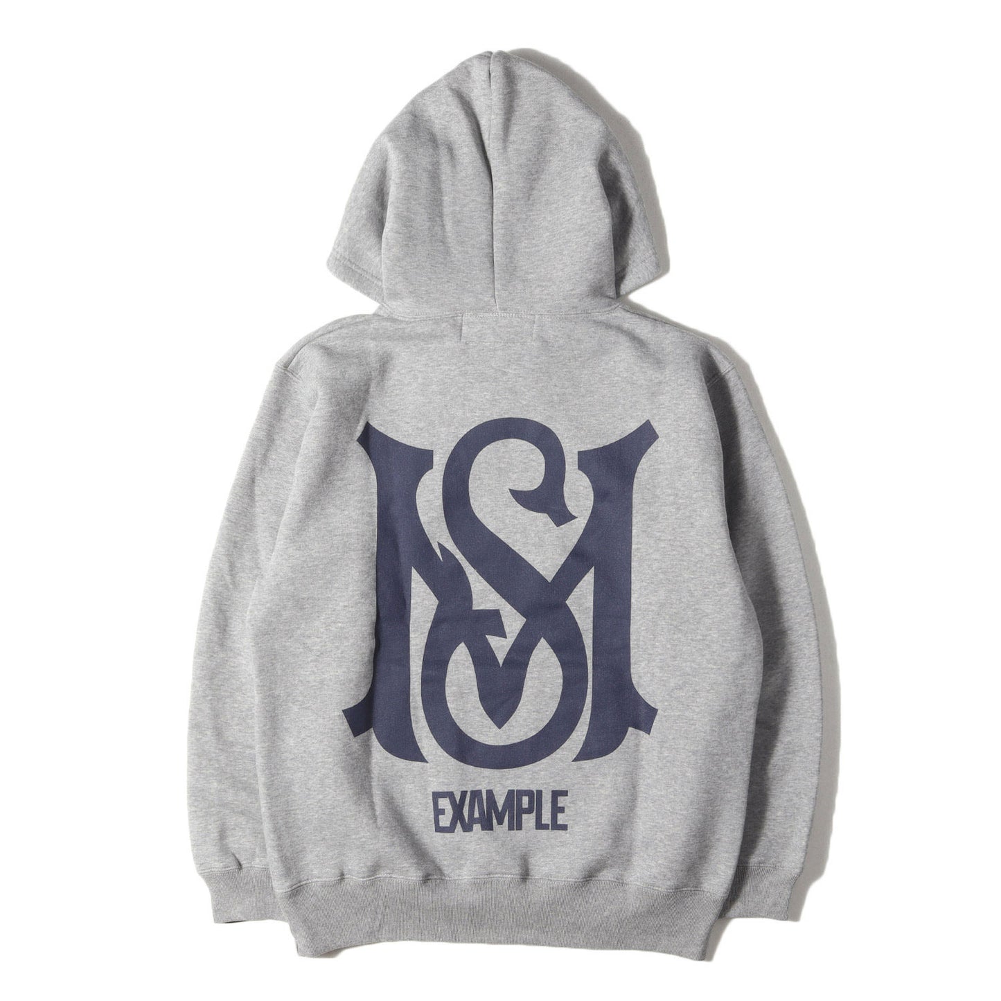 23AW × EXAPLE グラフィック ロゴ スウェット パーカー (MSROUND LOGO HOODIE) / 裏起毛