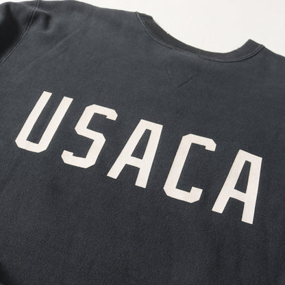 × Champion 単色タグ 復刻 バック USACA ロゴ ダメージ加工 リバースウィーブ スウェット / REVERSE WEAVE