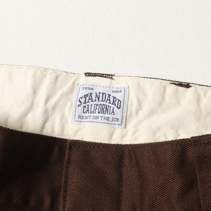 ストレート ポリコットン ツイル ワーク チノパンツ (SD T/C Work Pants)
