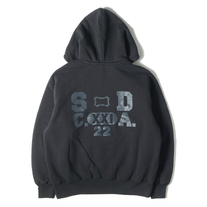 24AW バックロゴ 後付け ダブルフェイス スウェット パーカー (SD Logo After Hood Sweat)