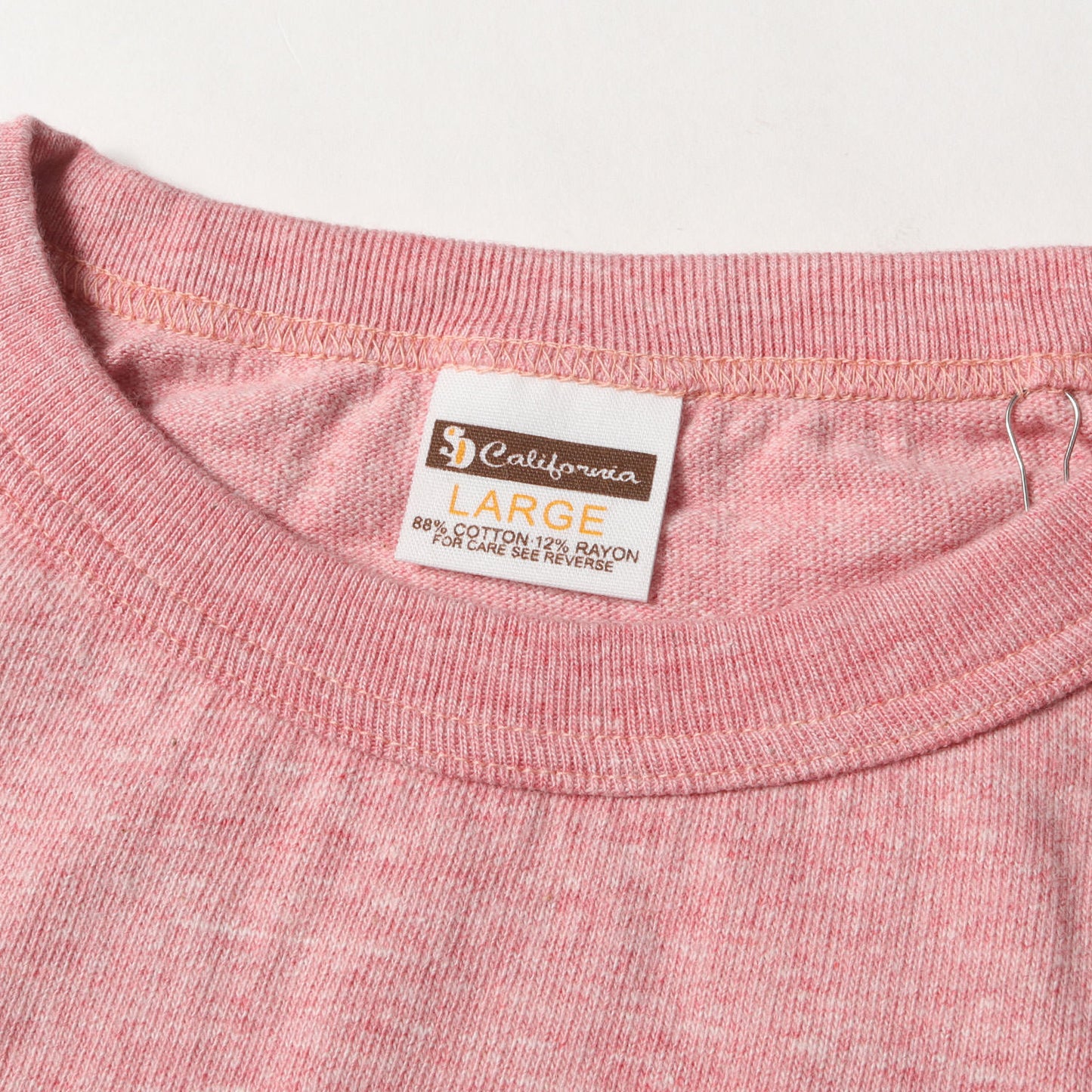23SS ウォッシュド加工 フロント ロゴ バインダーネック Tシャツ (SD 88/12 LOGO T)