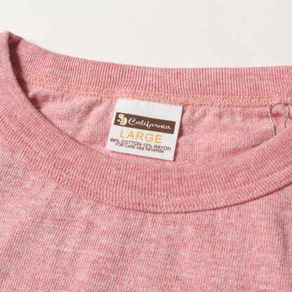 23SS ウォッシュド加工 フロント ロゴ バインダーネック Tシャツ (SD 88/12 LOGO T)