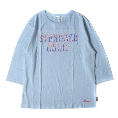 21SS × GO HEMP デッドロゴ ヘンプ コットン フットボール カットソー (GOHEMP × SD Dead Logo Football T)