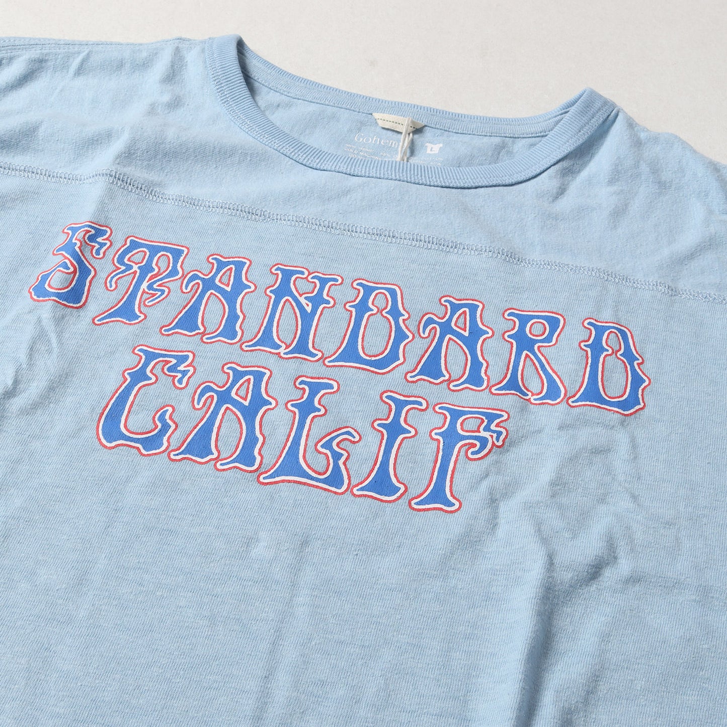 21SS × GO HEMP デッドロゴ ヘンプ コットン フットボール カットソー (GOHEMP × SD Dead Logo Football T)