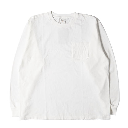 24AW ヴィンテージ ウォッシュ加工 ロングスリーブ ポケット Tシャツ (SD US COTTON POCKET LS VINTAGE WASH)