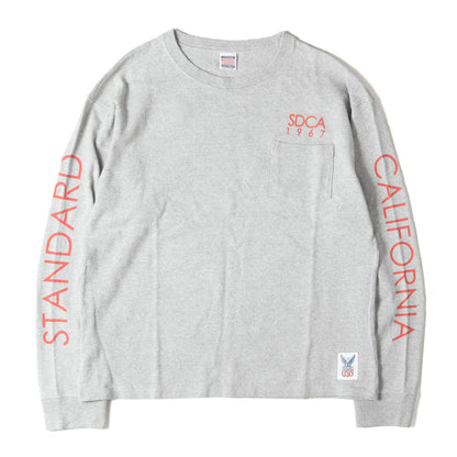 SDCA ロゴ ポケット ロングスリーブ Tシャツ