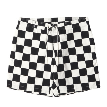チェッカー 総柄 サーフ ショート パンツ (SD CHECKER SURF SHORTS) / MADE IN JAPAN