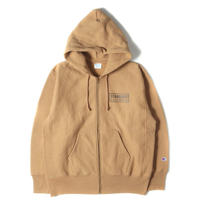 24AW × Champion ロゴ リバースウィーブ スウェット ジップ パーカー ( Champion for SD Exclusive Zip Hood Sweat) / 裏起毛