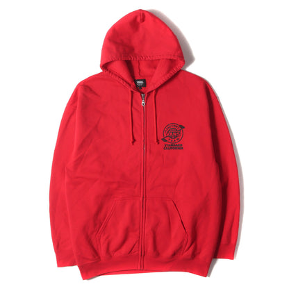 × VANS グラフィック ロゴ スウェット ジップ パーカー / 裏起毛