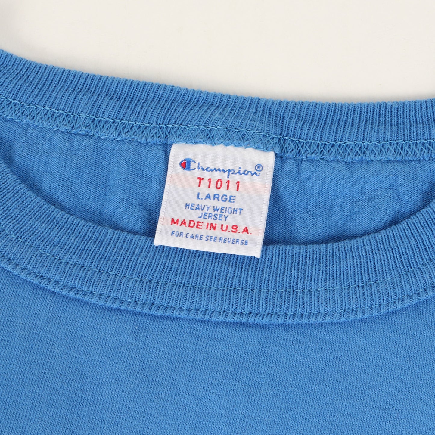 × Champion ヘビーウェイト グラフィック ロゴ Tシャツ (CHAMPION × SD MADE IN USA T1011 T) / MADE IN USA