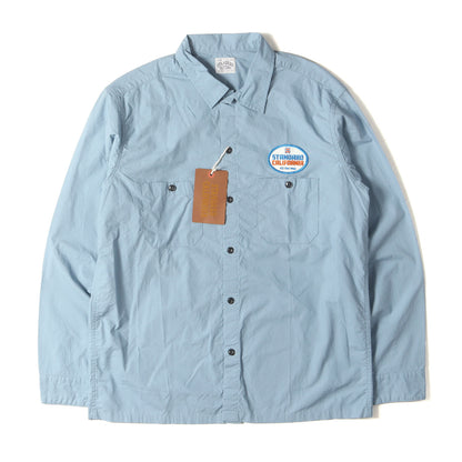 22SS オーバル ロゴ ワッペン 刺繍 ワーク シャツ (SD Oval Logo Patch Work Shirt LS)