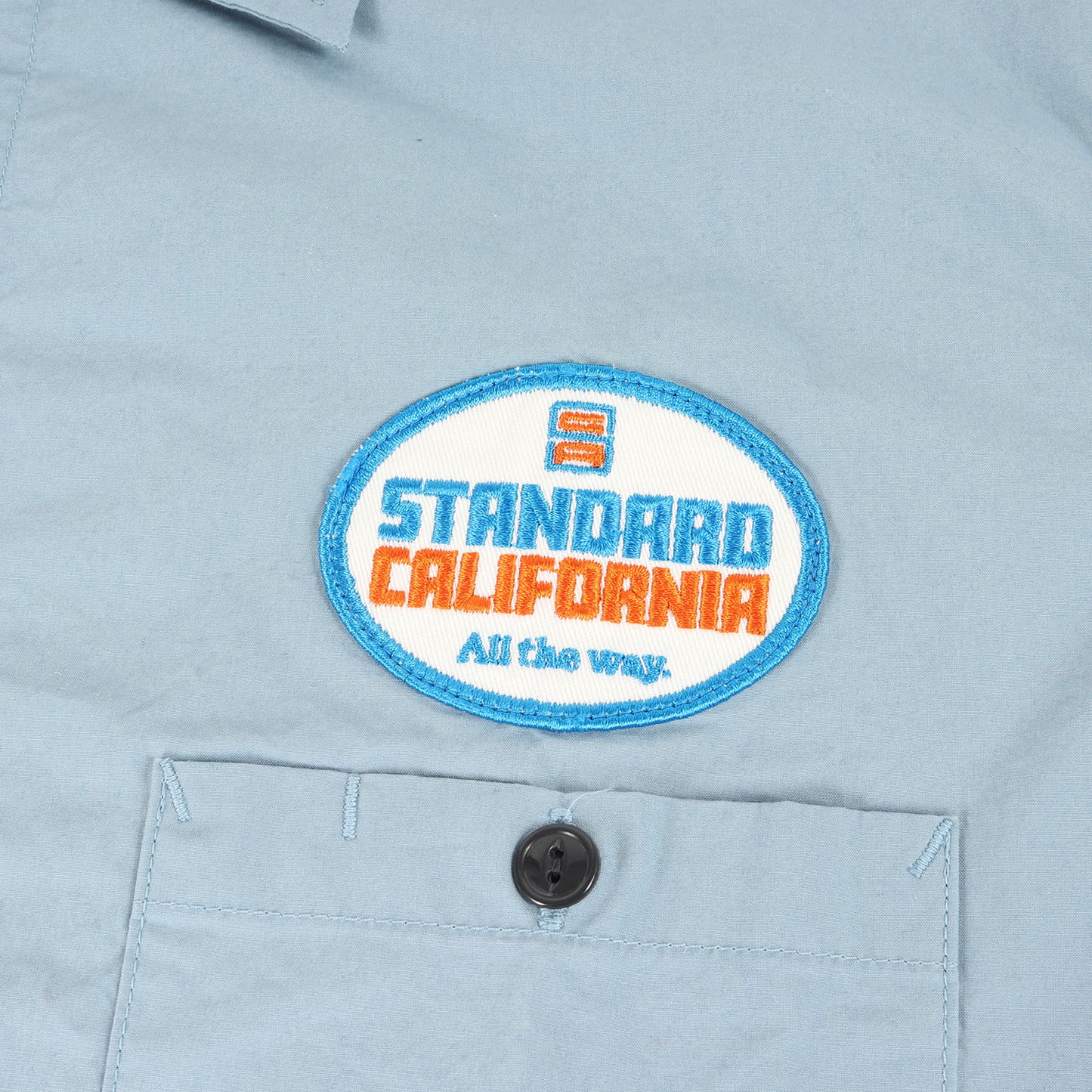 22SS オーバル ロゴ ワッペン 刺繍 ワーク シャツ (SD Oval Logo Patch Work Shirt LS)