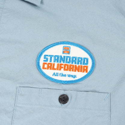 22SS オーバル ロゴ ワッペン 刺繍 ワーク シャツ (SD Oval Logo Patch Work Shirt LS)