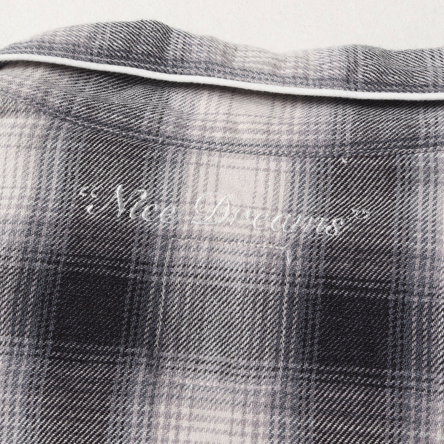 22SS オンブレチェック フランネル オープンカラー スリーピング シャツ (SD Set Up Flannel)