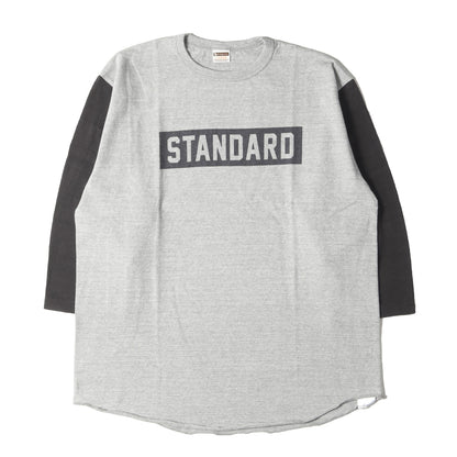 24AW ボックスロゴ 切替 クォータースリーブ ベースボール Tシャツ (SD 88/12 Box Logo Baseball T)