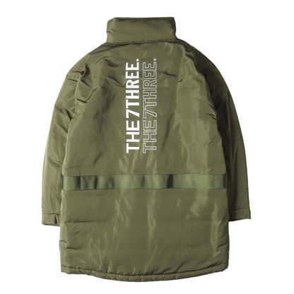 21AW バックロゴ モックネック ナイロン パテッド ミドル コート (MOCK NECK NYLON JACKET 7321-LNJK)