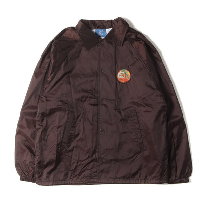 ワッペン付き ナイロン コーチジャケット(CoAch Jacket Sun Set State)