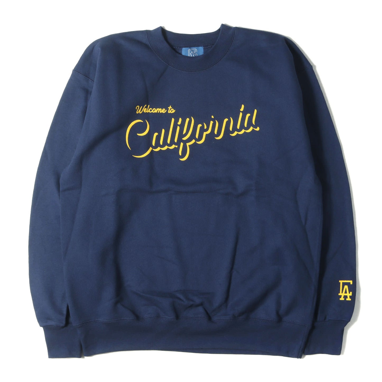 Welcome to California ロゴ クルーネック スウェット シャツ / 裏起毛
