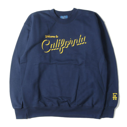 Welcome to California ロゴ クルーネック スウェット シャツ / 裏起毛