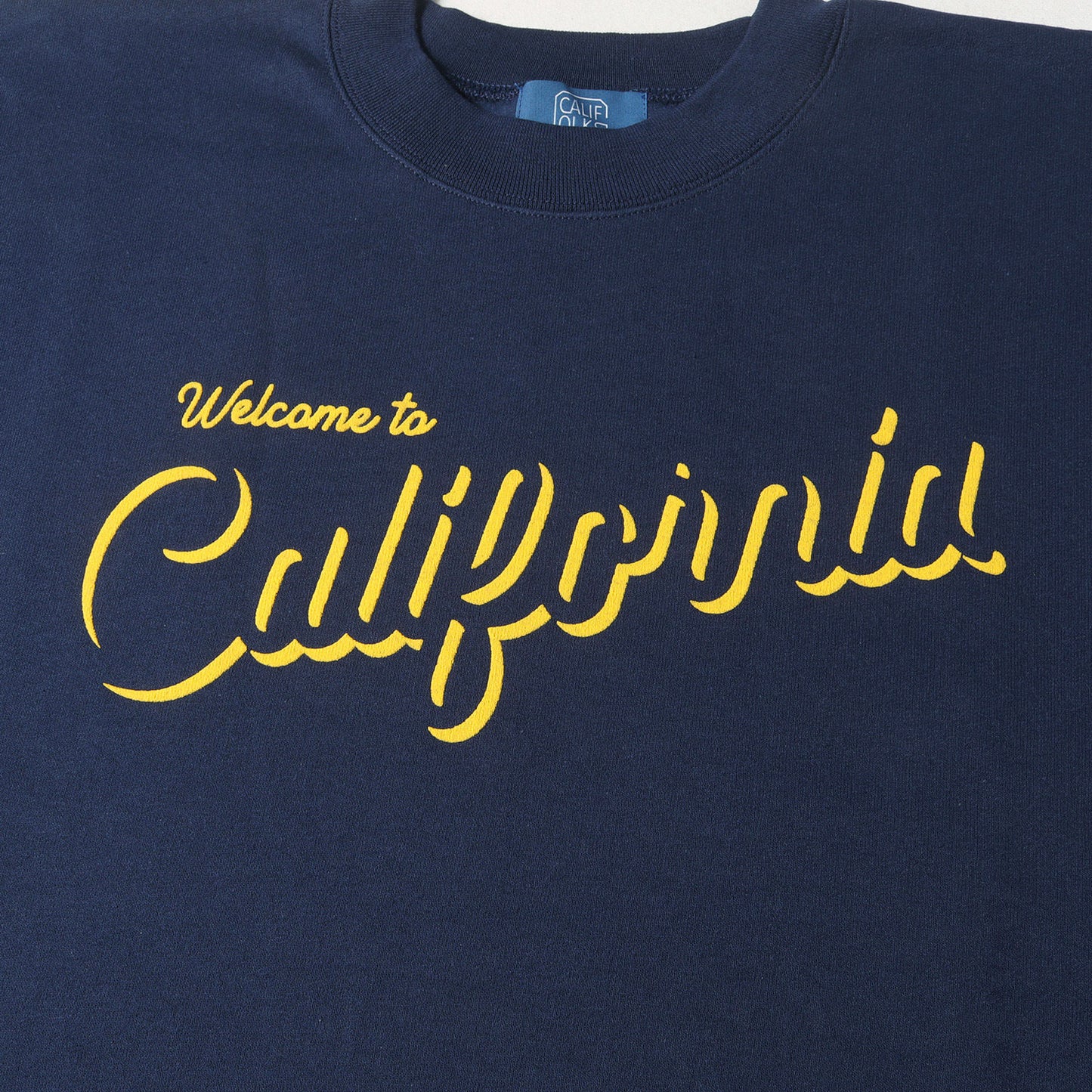 Welcome to California ロゴ クルーネック スウェット シャツ / 裏起毛