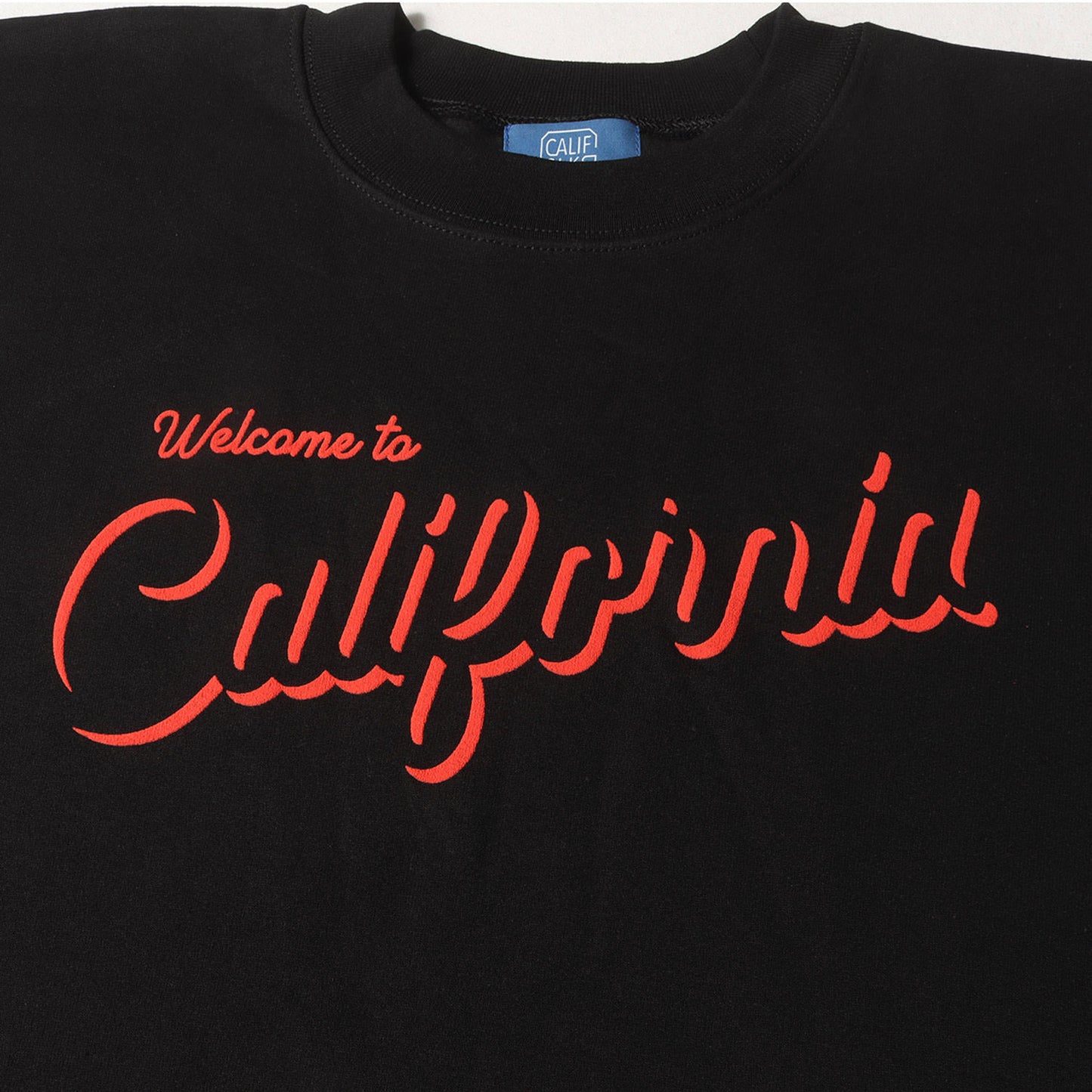 Welcome to California ロゴ クルーネック スウェット シャツ / 裏起毛
