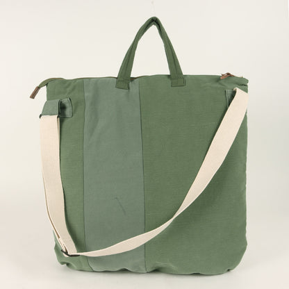 2WAY ヴィンテージファブリック ミリタリー ヘルメット バッグ (Military Helmet Bag)