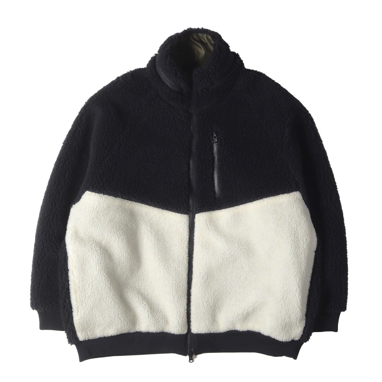 リバーシブル ボア フリース ポリ タフタ ブルゾン (REVERSIBLE BOA BLOUSON 1042020013)