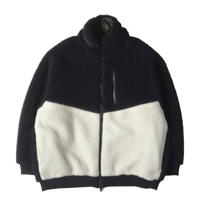 リバーシブル ボア フリース ポリ タフタ ブルゾン (REVERSIBLE BOA BLOUSON 1042020013)