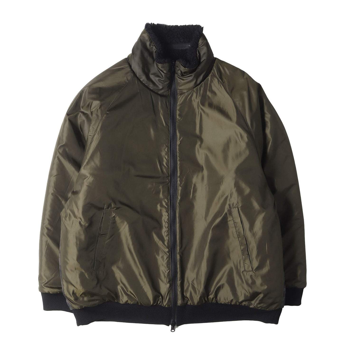 リバーシブル ボア フリース ポリ タフタ ブルゾン (REVERSIBLE BOA BLOUSON 1042020013)