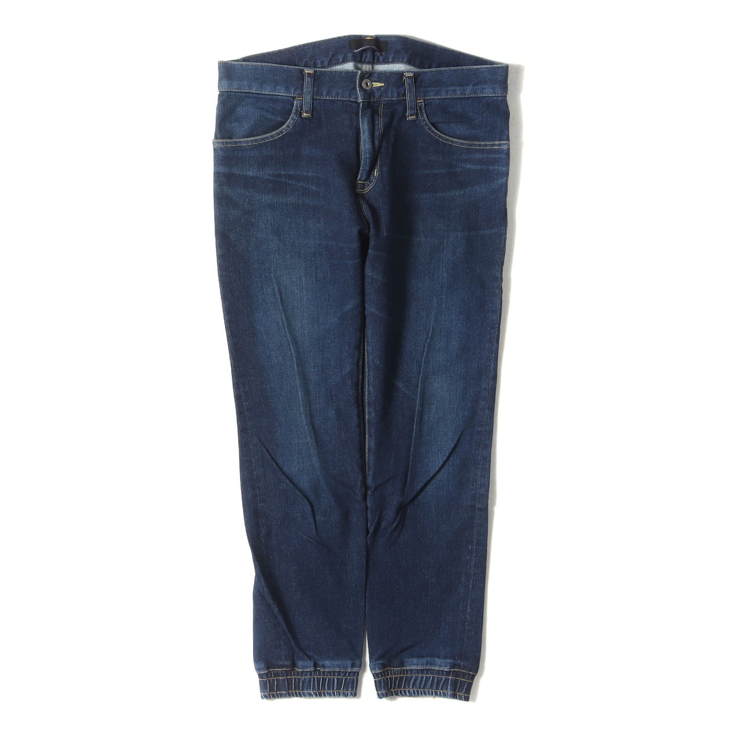 ギャザーリブ ストレッチ デニム パンツ (GATHER RIB DENIM 1070000014)