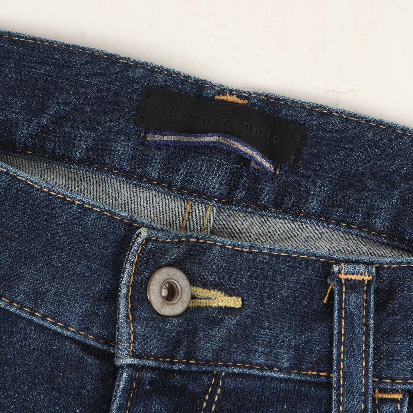 ギャザーリブ ストレッチ デニム パンツ (GATHER RIB DENIM 1070000014)