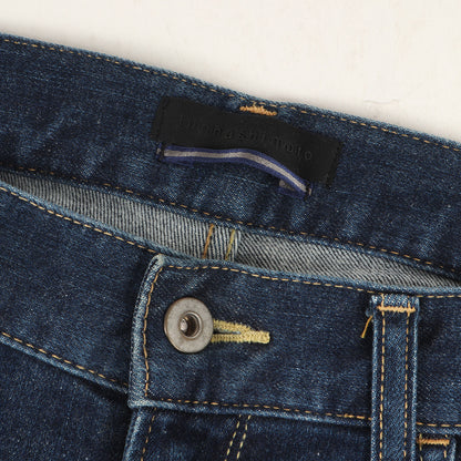 ギャザーリブ ストレッチ デニム パンツ (GATHER RIB DENIM 1070000014)