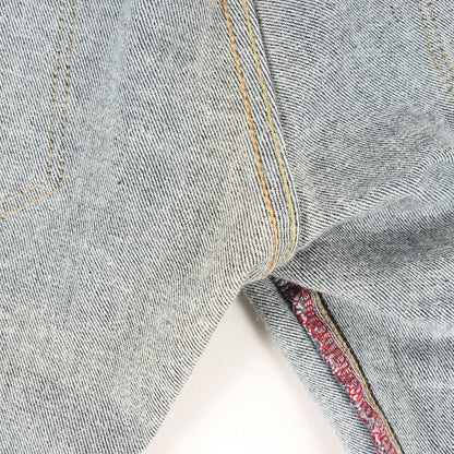 ギャザーリブ ストレッチ デニム パンツ (GATHER RIB DENIM 1070000014)