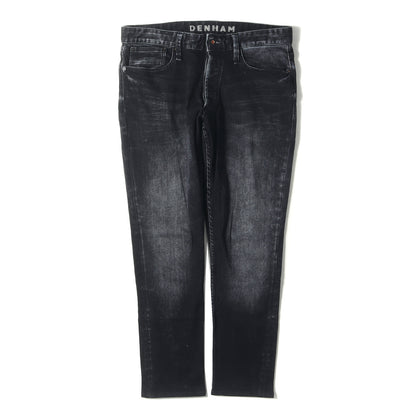 ウォッシュ加工 テーパード ストレッチ デニム パンツ (SHANK REGULAR CARROT FIT 01-16-05-11-043)