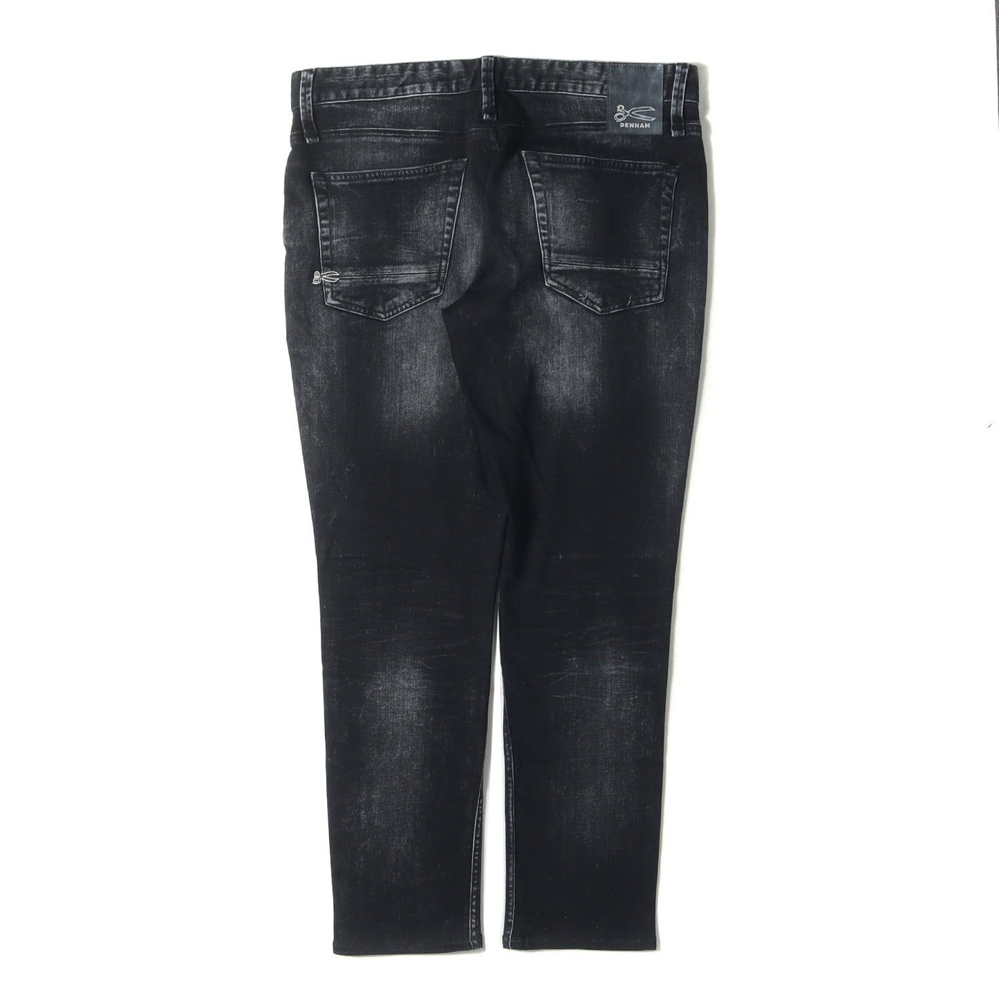 ウォッシュ加工 テーパード ストレッチ デニム パンツ (SHANK REGULAR CARROT FIT 01-16-05-11-043)