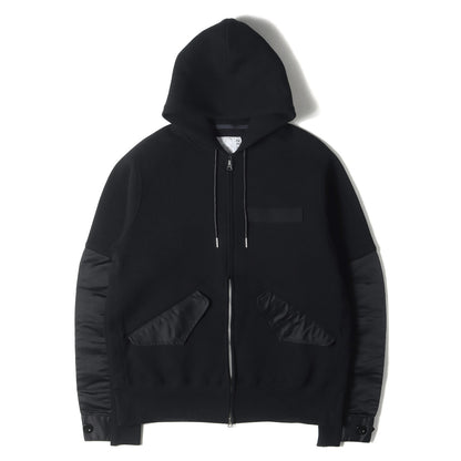 22AW ナイロンツイル ミックス スポンジ スウェット ブルゾン / ジャケット(Nylon Twill Mix Sponge Sweat Blouson)