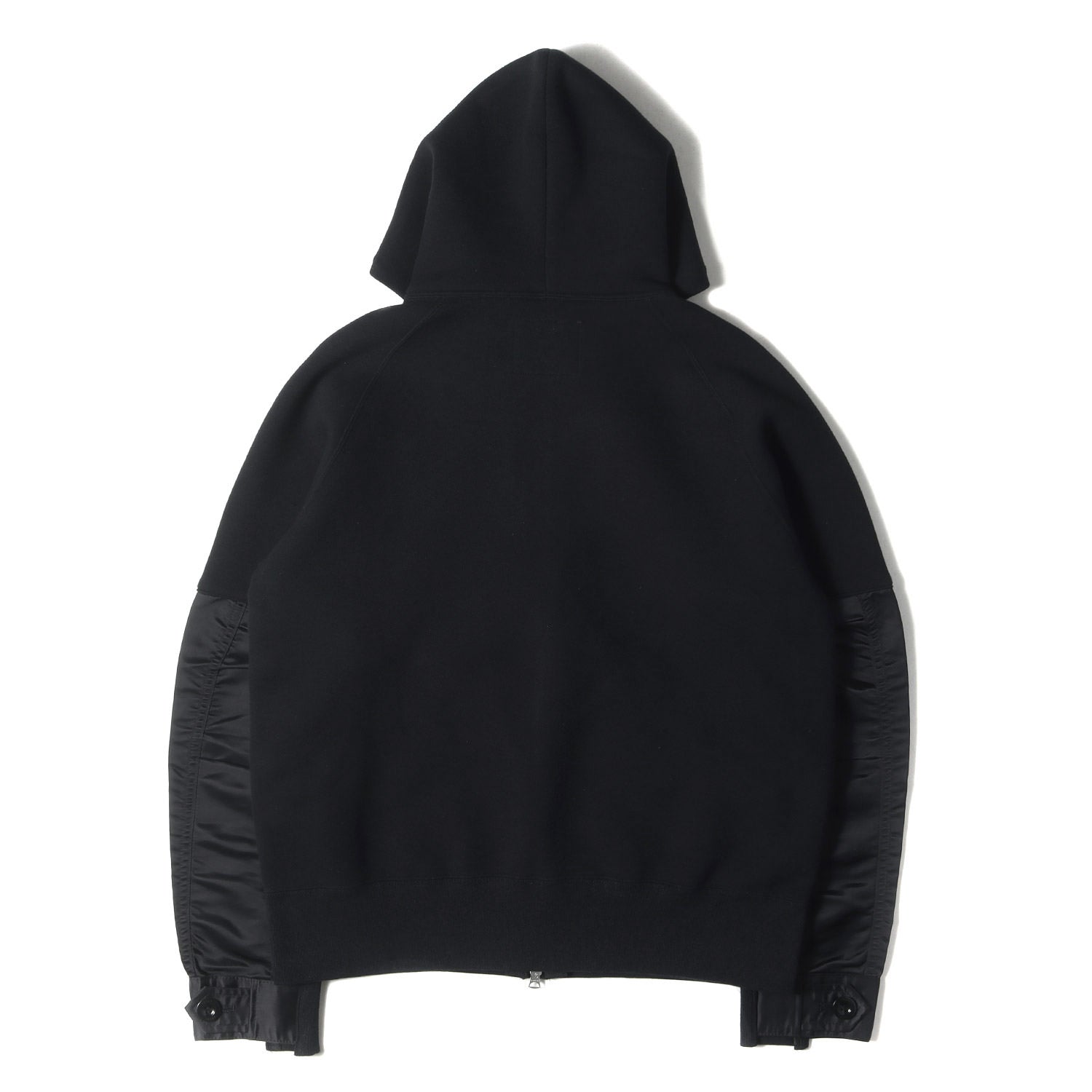 Sacai (サカイ) 22AW ナイロンツイル ミックス スポンジ スウェット 