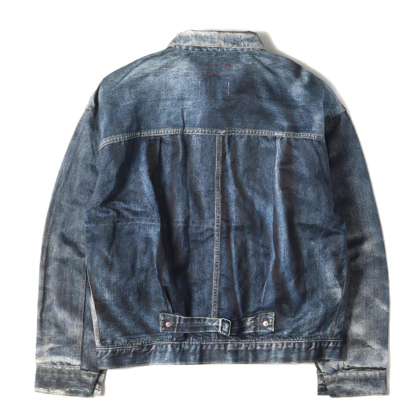 22SS × Levis × BerBerJin デニム 転写 プリント コットンリネン トラッカー ジャケット (WI-J907)