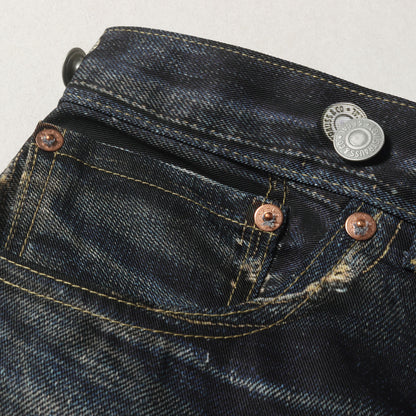 22SS × Levis × BerBerJin デニム 転写 プリント ナイロン パンツ (WI-P904)