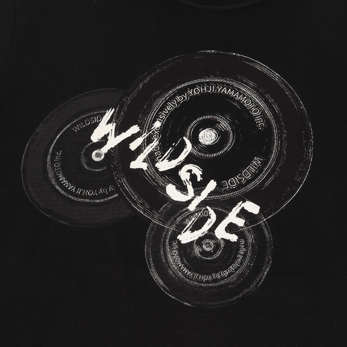 23SS グラフィック ロゴ Tシャツ (3 Records T-shirt WZ-T36-003) / WILDSIDE