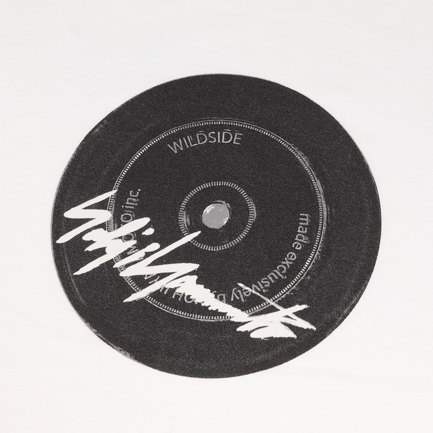 23SS グラフィック ロゴ Tシャツ (3 Records T-shirt WZ-T36-003) / WILDSIDE