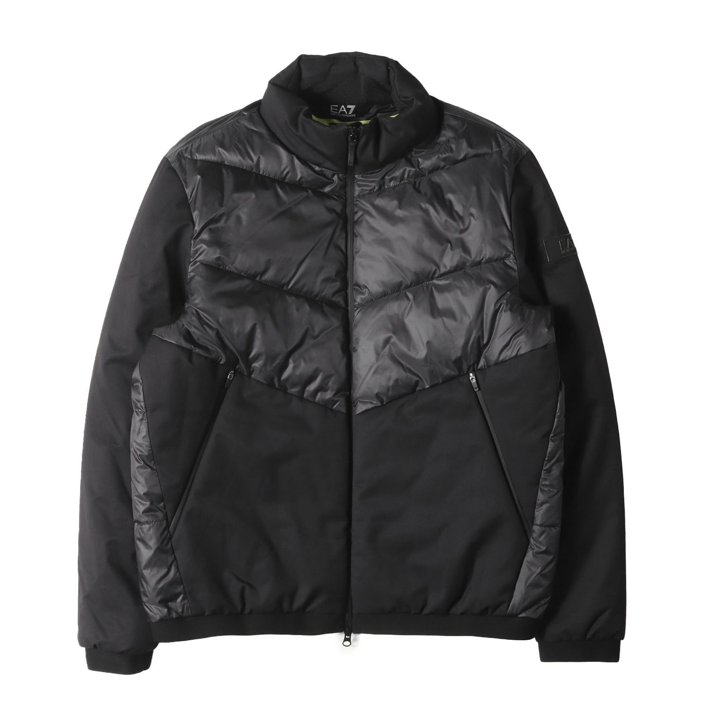 22AW スリーブ 切替 ジップアップ 中わたジャケット / EA7