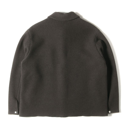24AW カシミヤ ブレンド スナップ ワークジャケット (Cashmere Blend Work Jacket 24AAP-01-27H)