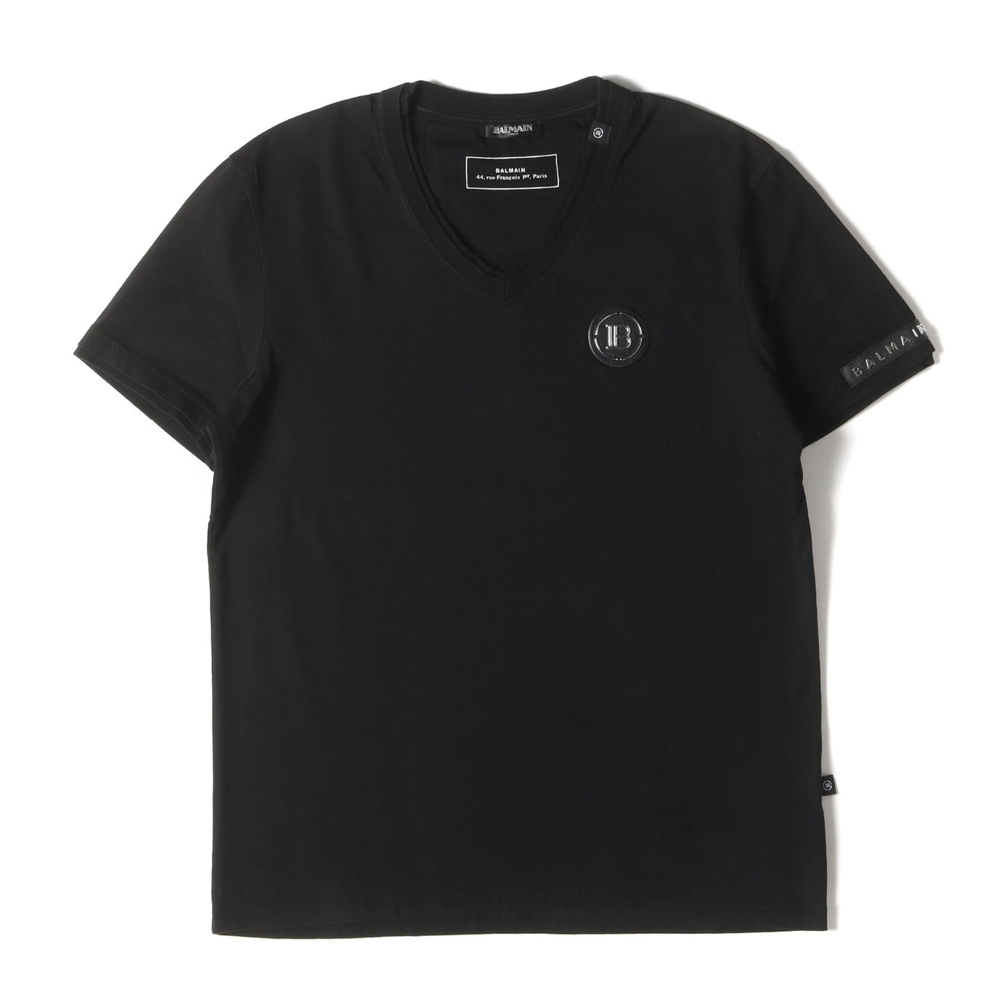 ワンポイント メタル ロゴ Vネック Tシャツ (31676886)