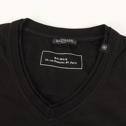 ワンポイント メタル ロゴ Vネック Tシャツ (31676886)
