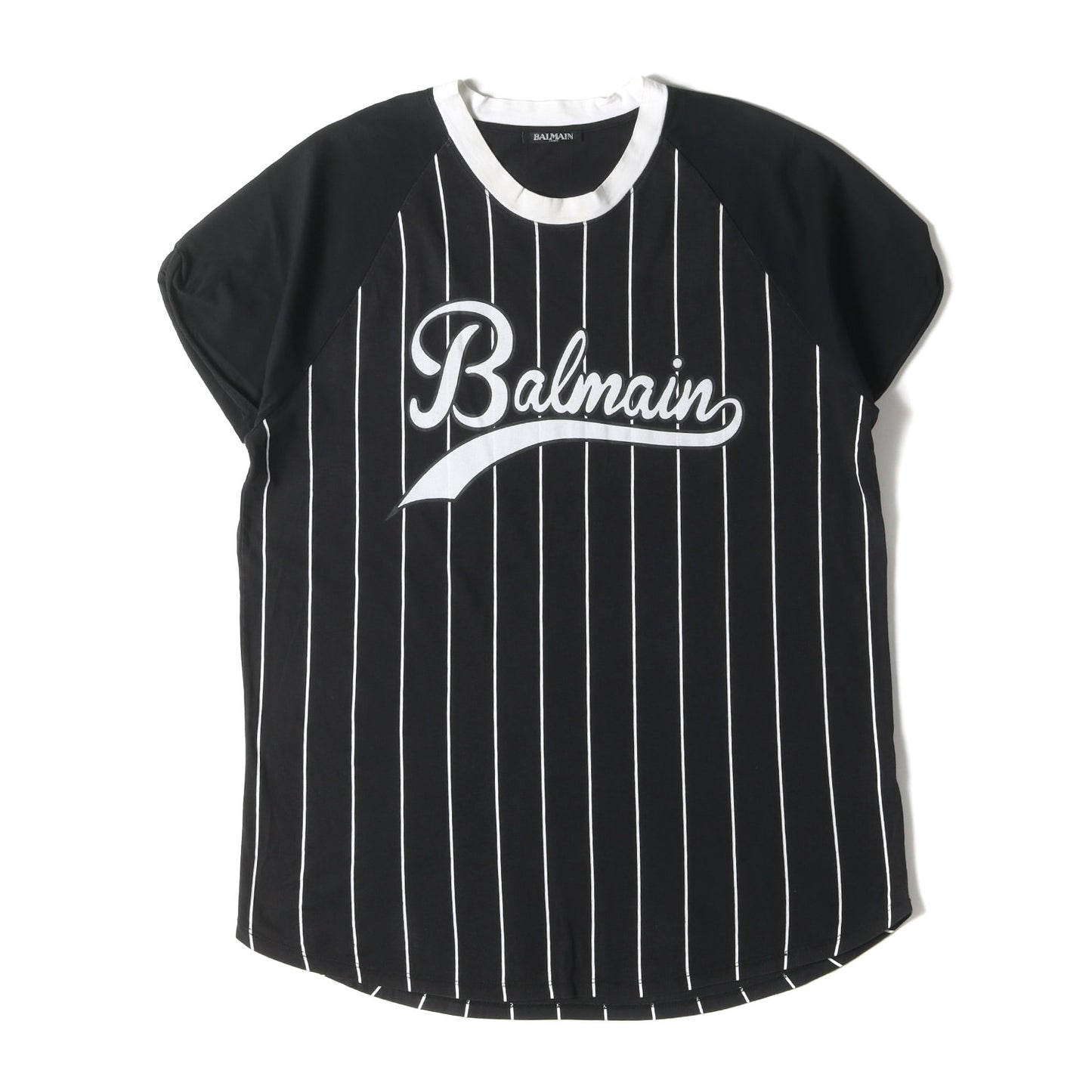 ロゴ ストライプ ラグラン ベースボール Tシャツ (W8H8171I273)