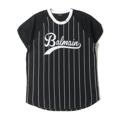 ロゴ ストライプ ラグラン ベースボール Tシャツ (W8H8171I273)